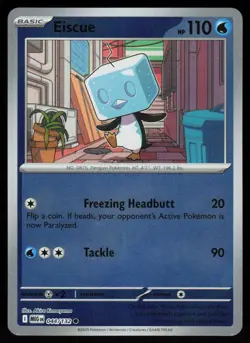 Eiscue 044/132 Common Mega Evolution Pokemon Reverse Holo Near Mint - Image 1