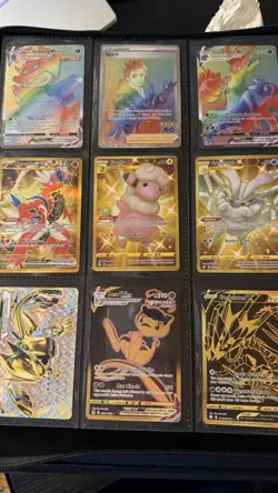Mixed 9 Card Hyper Rare/Rainbow Rare Lot. - Image 2