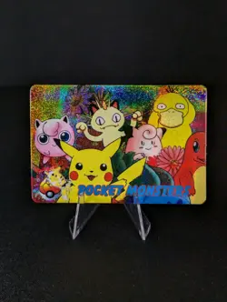 Pikachu/Clefairy/Jigglypuff/More Pokemon Anime Collection Foil Card - Image 1