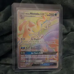 The Pokemon Company Alolan Ninetales GX 150/145 Secret Rare Holo 210 HP - Image 1