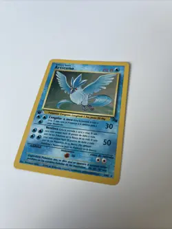 Articuno (2) - Fossil (FO) (SPANISH) (LP) Holographic Holo Pokemon Bird Ptc - Image 1