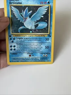 Articuno (2) - Fossil (FO) (SPANISH) (LP) Holographic Holo Pokemon Bird Ptc - Image 4