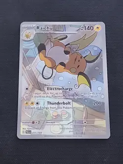 Pokemon Paldea Evolved "Raichu" 211/193 / Illustration Rare / Near Mint - Image 2