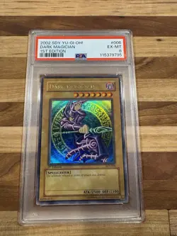 Yu-Gi-Oh Dark Magician SDY-006 1st Edition PSA 6 - Image 2