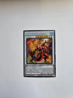 Yugioh: Blazing Dominion - The Crimson King (Secret Rare) - BLZD-EN036 - Image 1