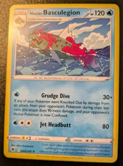 Hisuian Basculegion 044/189 Rare Sword & Shield: Astral Radiance Pokemon TCG - Image 1
