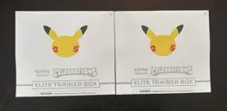 2 x NEW SEALED POKEMON CELEBRATIONS ELITE TRAINER BOX ETB 25TH ANNIVERSARY - Image 1