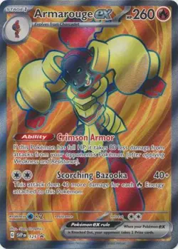 NM-Mint, English - 1 x Pokemon Armarouge ex - SVP125 - Holo Promo Scarlet & Viol - Image 1