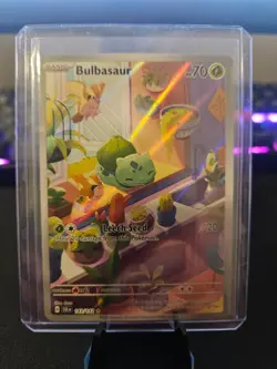 Bulbasaur 143/142 Stellar Crown Illustration Rare NM Pokemon TCG - Image 1