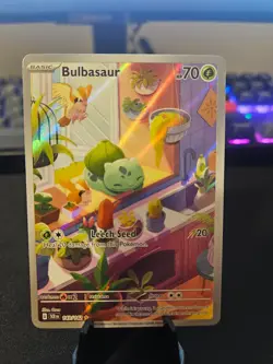 Bulbasaur 143/142 Stellar Crown Illustration Rare NM Pokemon TCG - Image 2