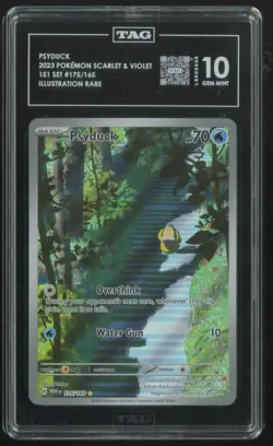 2023 Scarlet & Violet Series - 151 Psyduck TAG 10 Illustration Rare #175 - Image 1