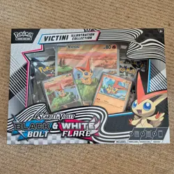 Victini Illustration Collection Box - Black Bolt White Flare Pokemon TGC Sealed - Image 1