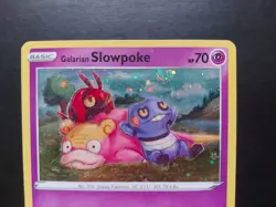 Pokemon - Galarian Slowpoke SWSH126 Holo Promo Sword & Shield with Swirl - Image 2