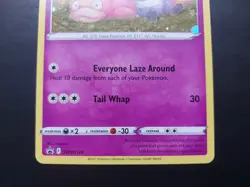 Pokemon - Galarian Slowpoke SWSH126 Holo Promo Sword & Shield with Swirl - Image 3