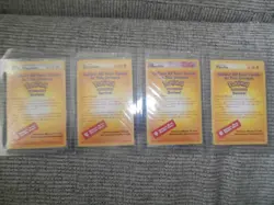 POKEMON - FIRST MOVIE BLACK STAR - PROMO - WOTC - 1999 - SET OF ALL 4 - SEALED - Image 1