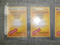 POKEMON - FIRST MOVIE BLACK STAR - PROMO - WOTC - 1999 - SET OF ALL 4 - SEALED - Image 2