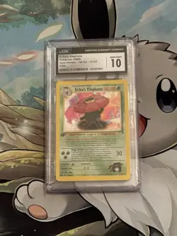 Erika's Vileplume 5/132 1st Edition Holo Pokemon Gym Heroes CGC 10 Gem Mint - Image 1