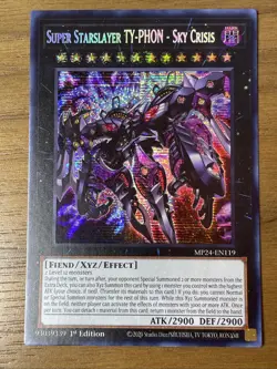 Yu-Gi-Oh - Super Starslayer TY-PHON-Sky Crisis - MP24-EN119 - Prismatic Rare - Image 1