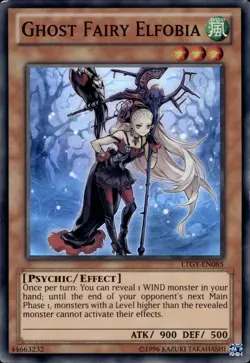Ghost Fairy Elfobia LTGY-EN085 Unlimited Super Rare NM Yu-Gi-Oh! DNA GAMES - Image 1
