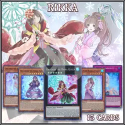 RIKKA DECK 15 | Cyclamen Erica Hellebore Kanzashi Tranquility YuGiOh - Image 2