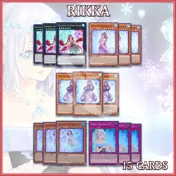RIKKA DECK 15 | Cyclamen Erica Fairy Hellebore Kanzashi Tranquility | YuGiOh - Image 2