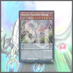 YuGiOh ODD-EYES PHANTASMA DRAGON | BLCR ? SECRET RARE ? 1ST EDITION ?? - Image 1