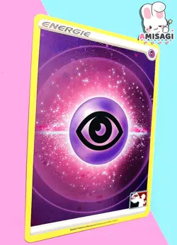 Pokemon Card - Energiekarte Psycho Holo Stamp Champions Promo Nintendo TCG 2022 - Image 2