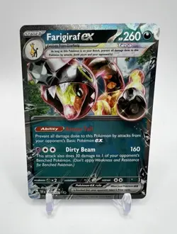Farigiraf EX 108/162 Full Art NM/M Temporal Forces Pokemon Card - Image 1