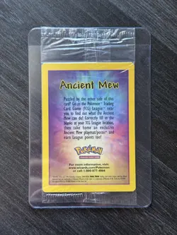Pokemon TCG Ancient Mew Holo Card 2000 Movie Promo, Factory Sealed - Image 1