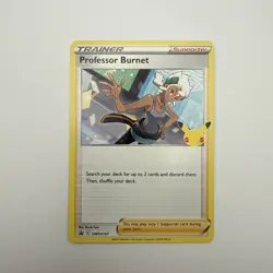Pokemon Celebrations Pikachu V-Union Set 4 + Jumbo Holo & Professor Burnet Card - Image 4