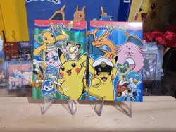 Pokemon Electric Pika Card Database - Pikachu Gallery Eevee Zard Cap - Lot Of 2 - Image 4