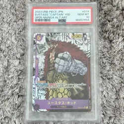 PSA 10 Eustass Captain Kid OP05-074 Comic Parallel Manga One Piece Card Japanese - Image 1