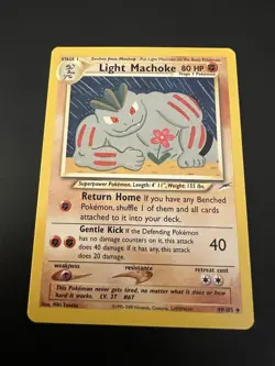 Light Machoke 49/105 Neo Destiny Unlimited 2002 Pokemon Card Uncommon NM - Image 1