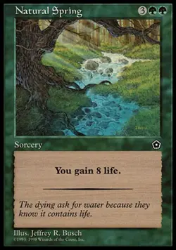 Natural Spring - Light Play MTG Portal Second Age - Image 1