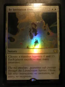 mtg magic By Invitation Only FOIL FRENCH vf fr sur invitation uniquement - Image 1