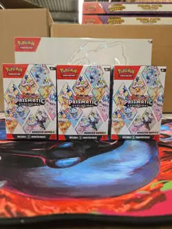 Pokemon TCG: Prismatic Evolution Booster Bundle (BRAND NEW / SEALED) 3 Boxes - Image 1