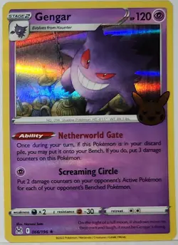 Full Holo Bleed Lot Of 3 Error Mewtwo Gengar Rare Pokemon TCG ✨ Trick Or Trade - Image 2