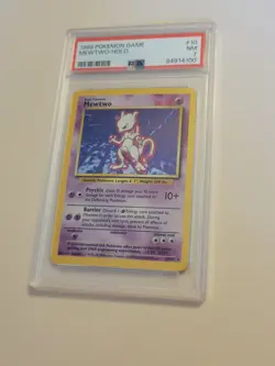 Mewtwo - Pokemon Base Set #10 - Near Mint PSA 7 - Original Legendary - Image 1