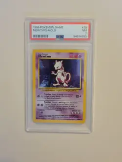 Mewtwo - Pokemon Base Set #10 - Near Mint PSA 7 - Original Legendary - Image 2
