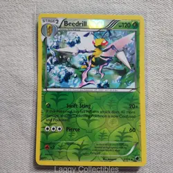 Pokemon Plasma Freeze 3/116 Beedrill - Reverse Holo Rare - Near Mint - Image 1