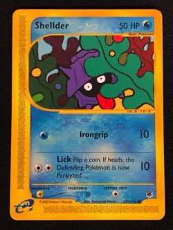 Pokemon Shellder 129/165 Common (LP) - Image 1