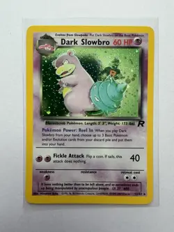 Pokemon Dark Slowbro 12/82 Holo Rare Team Rocket Set - Image 1