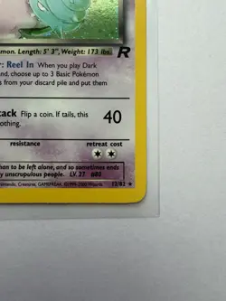 Pokemon Dark Slowbro 12/82 Holo Rare Team Rocket Set - Image 5
