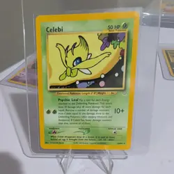 Celebi 16/64 Neo Revelation Unlimited Non-Holo Rare VINTAGE Pokemon 2000 - Image 1