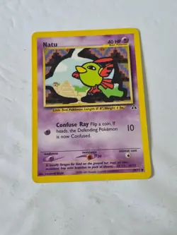 Natu 59/75 Common Neo Discovery Pokemon Unlimited Lightly Played - Image 1