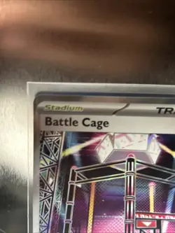 Pokemon Battle Cage Ultra Rare Full Art Holo Trainer Stadium 116/094 - Image 2