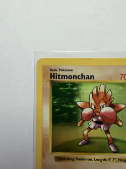 Pokemon Hitmonchan 7/102 Shadowless Holo Rare Base Set - Image 3