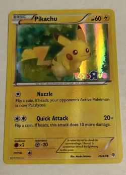 Pikachu (Toys R Us Stamp) - Generations 26/83 Holo Common - Pokemon TCG - Image 1