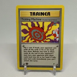 Pokemon Tickling Machine 119/132 1st Edition Trainer Gym Heroes WOTC Vintage LP - Image 1