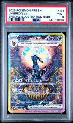 2025 Pokemon Prismatic Umbreon EX Special Illustration Rare PSA 9 #161 SIR - Image 1